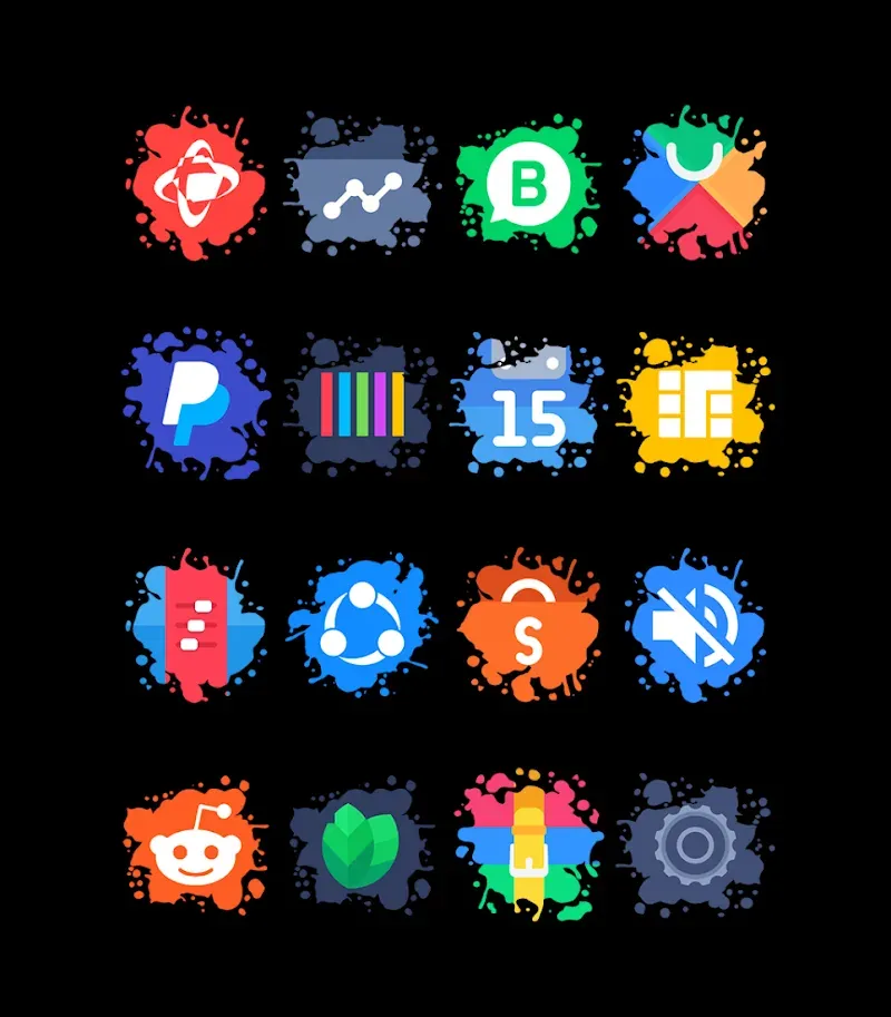 Splatter - Icon Pack screenshot 3