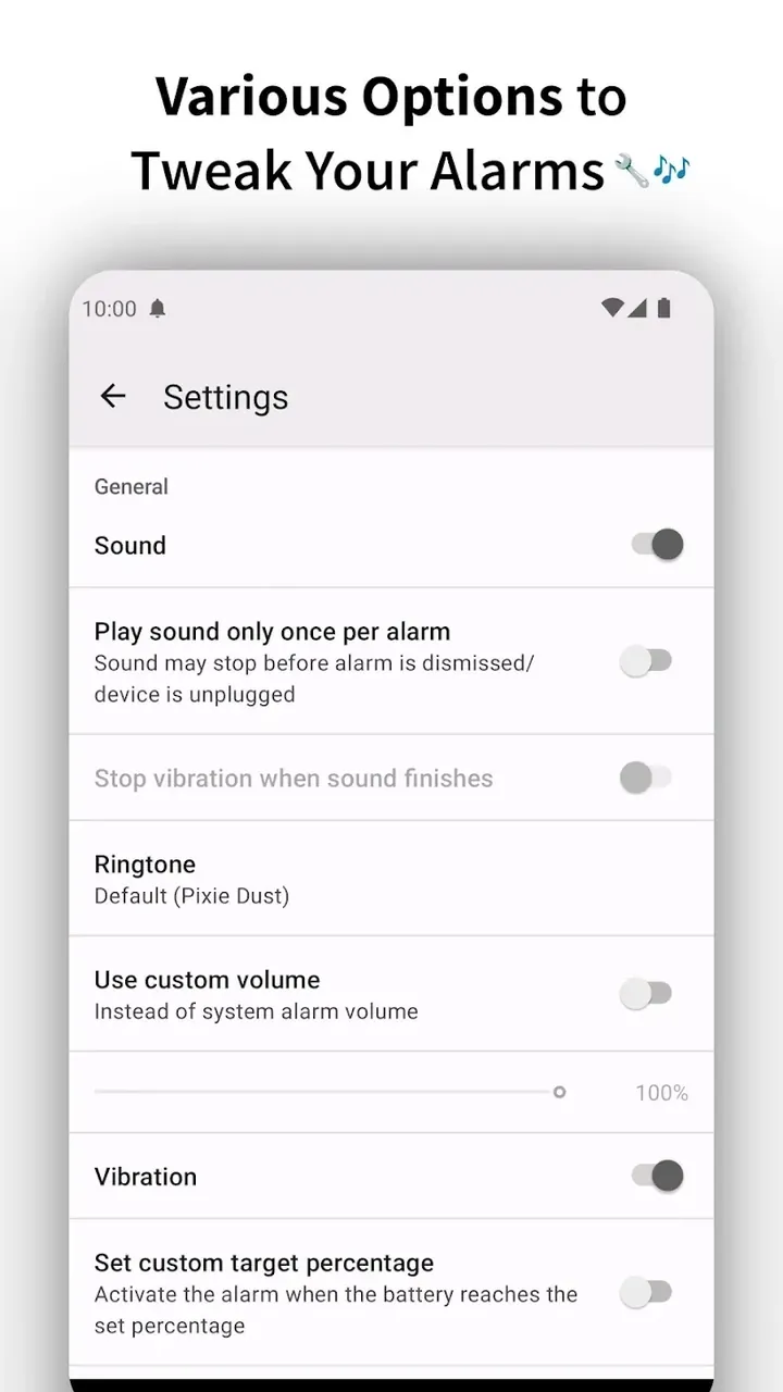 Full Battery Charge Alarm screenshot 6