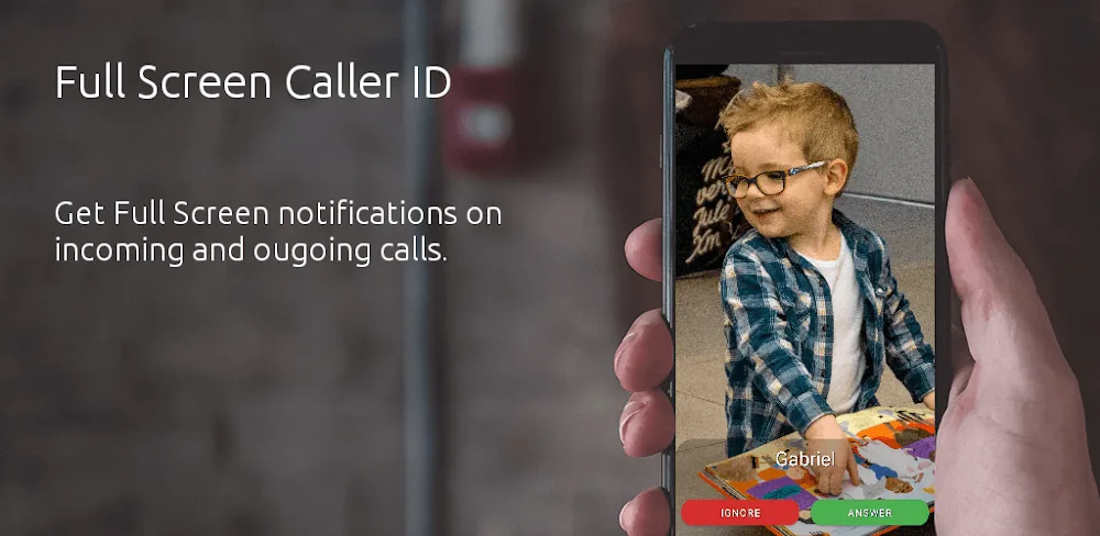 Full Screen Caller ID screenshot 1