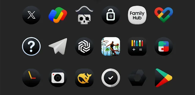 Darkonis - Icon Pack screenshot 2