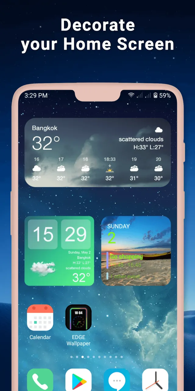 Widgets OS 18 screenshot 2