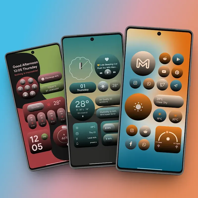 My Thing Adaptive KWGT preview 6