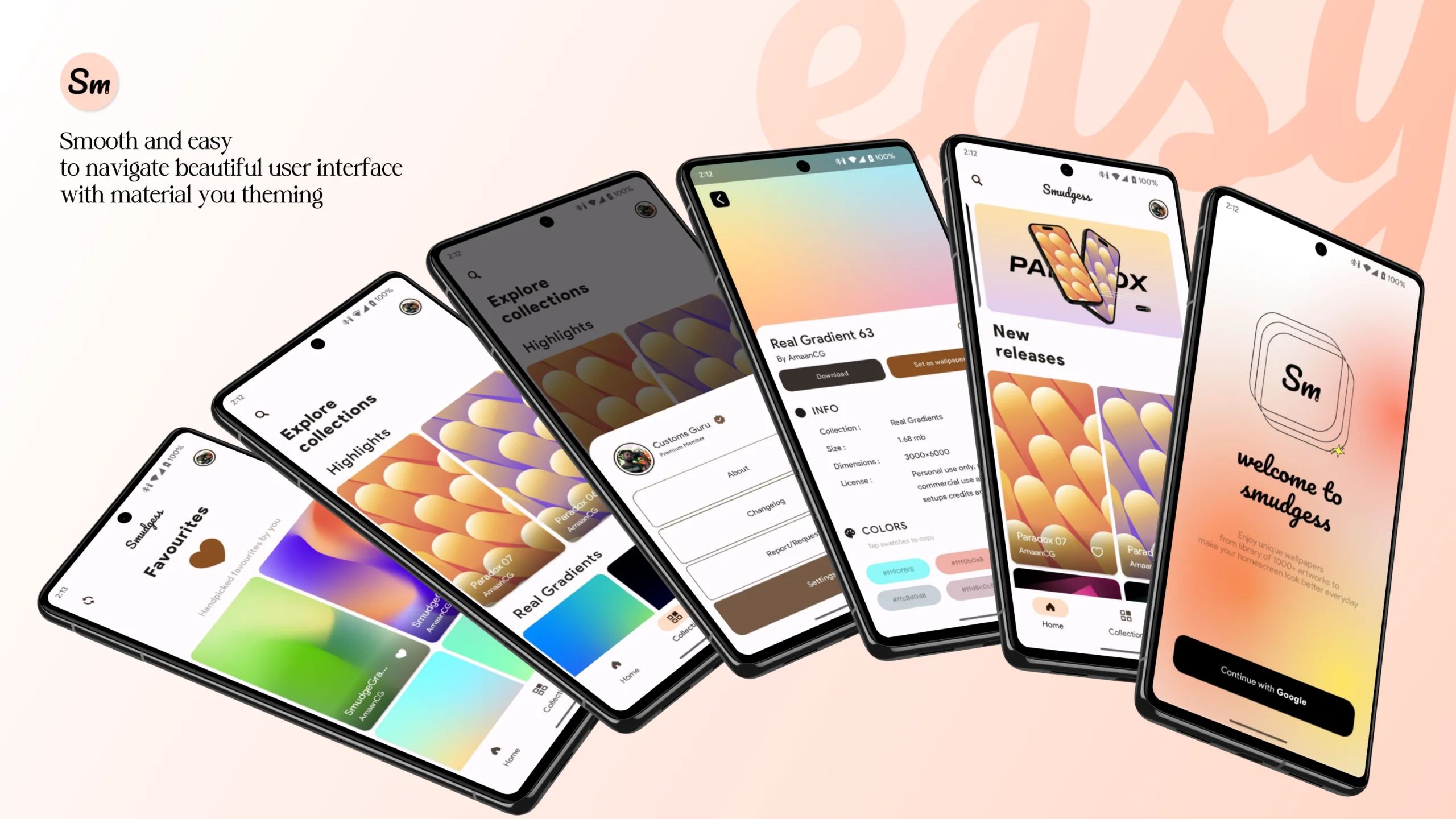 Smudgess - Gradient Wallpapers screenshot 2