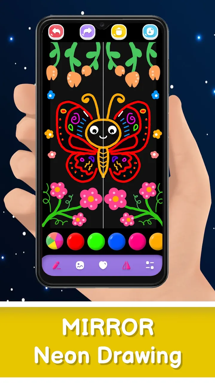 Magic Doodle Art - Neon Glow (Neon Doodle) screenshot 3