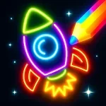 Magic Doodle Art - Neon Glow (Neon Doodle)