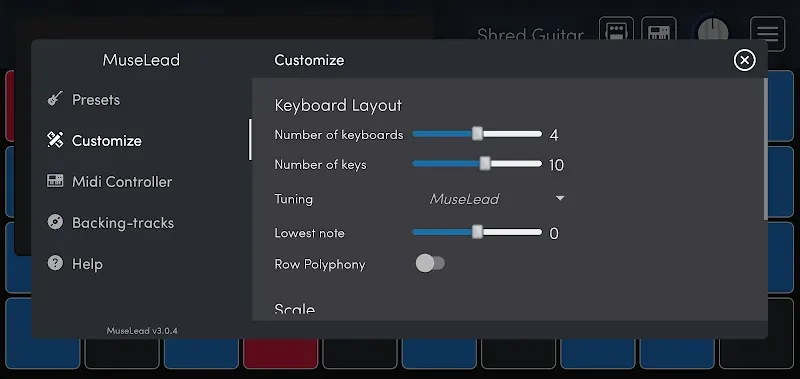 MuseLead Synthesizer screenshot 5