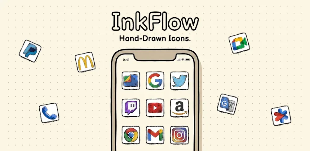 InkFlow Icon Pack screenshot 1