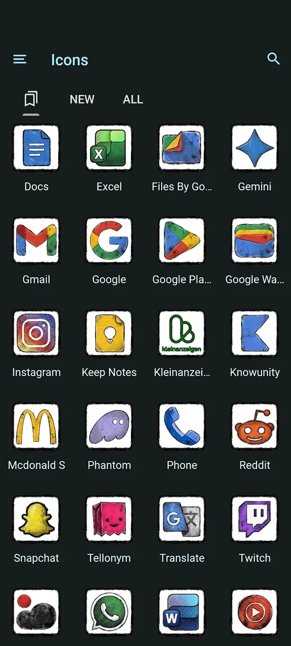 InkFlow Icon Pack screenshot 6
