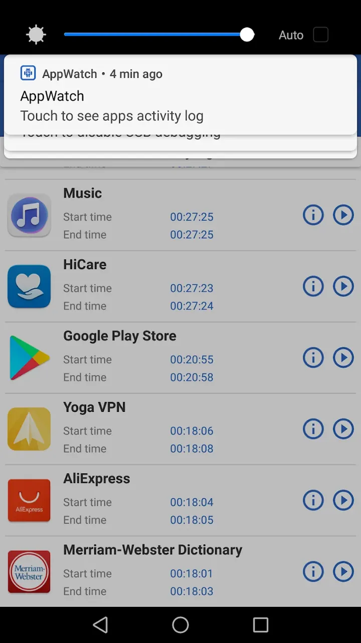 Appwatch screenshot 5