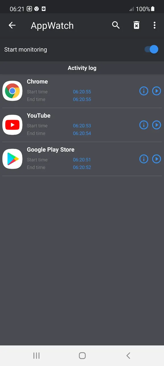 Appwatch screenshot 4