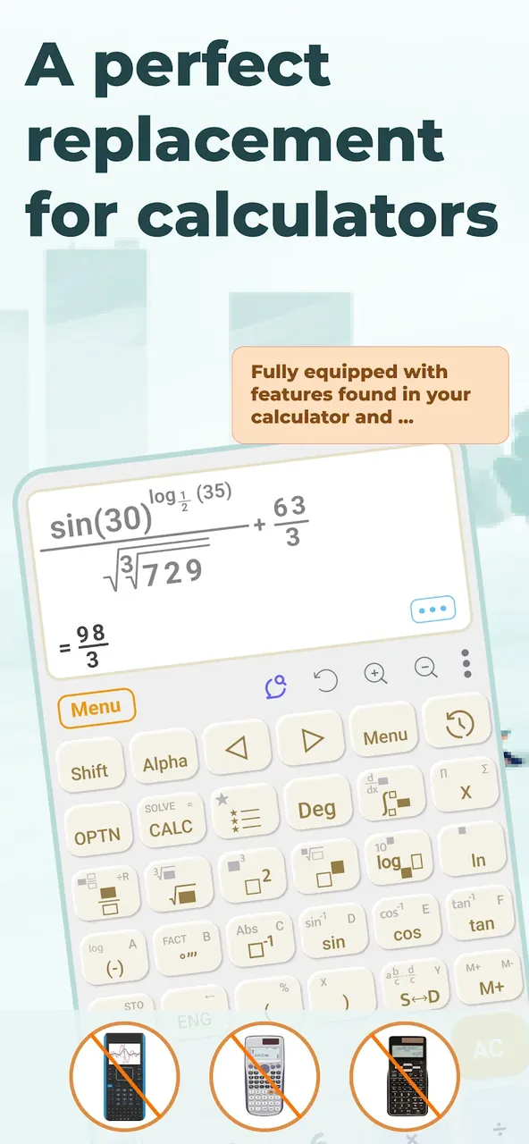 HiEdu Calculator He-580 Pro screenshot 2