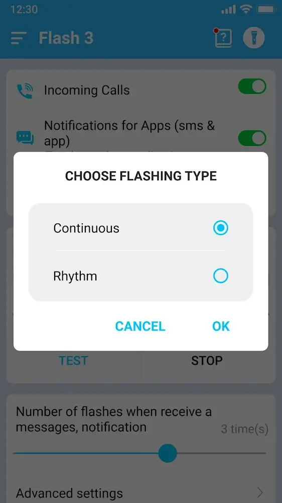 Flash Notification On Call (Flash Alerts 3) screenshot 6
