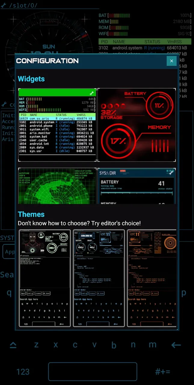 Aris Hacker Launcher screenshot 4