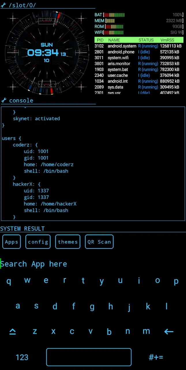Aris Hacker Launcher screenshot 6