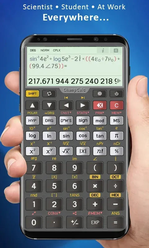 Champ Scientific Calculator screenshot 2