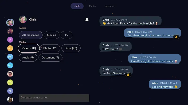 Tevegram: Telegram for TV screenshot 6