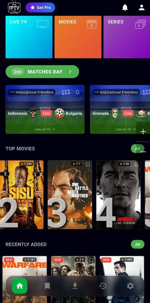 Reel IPTV Player screenshot 2
