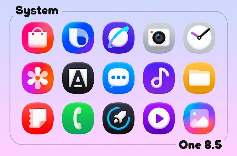 One 8.5 - Icon Pack screenshot 2
