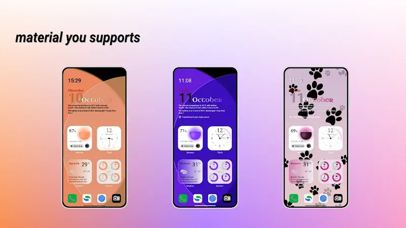 Color Widgets 17 for KWGT preview 5