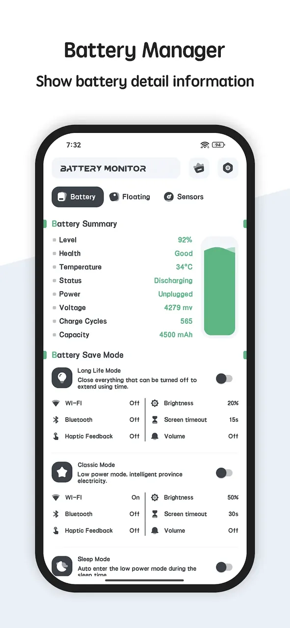 Battery Monitor screenshot 2