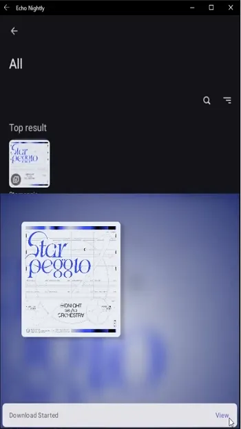 Echo Nightly screenshot 2