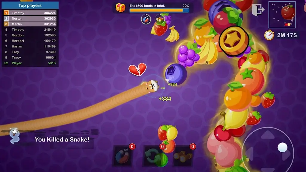 Worms Merge (Snake Merge) screenshot 4