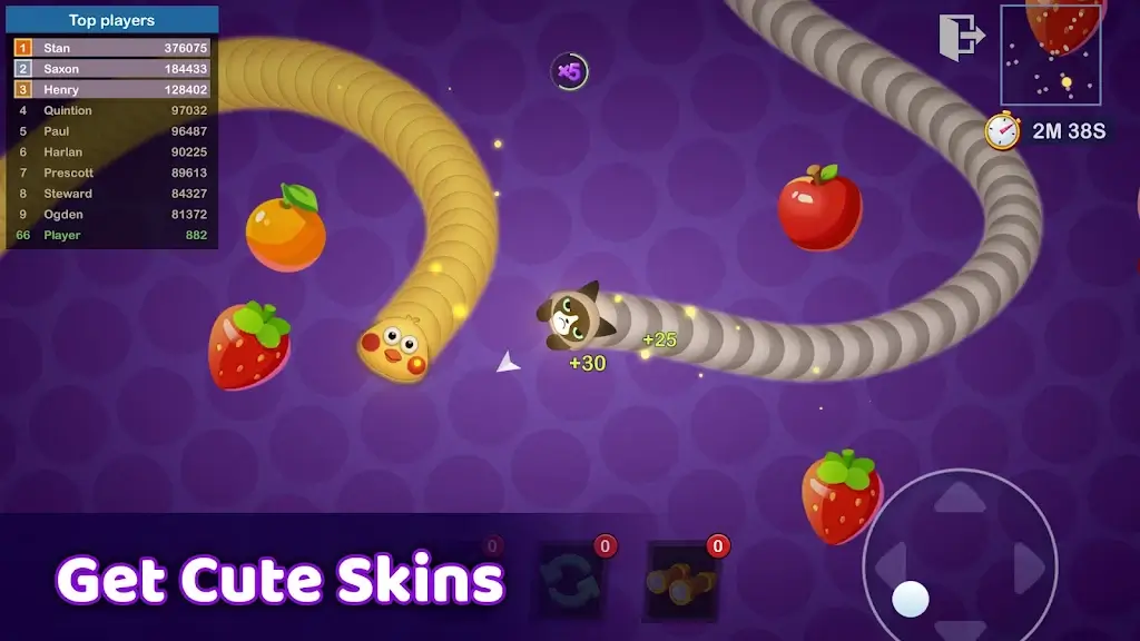 Worms Merge (Snake Merge) screenshot 2