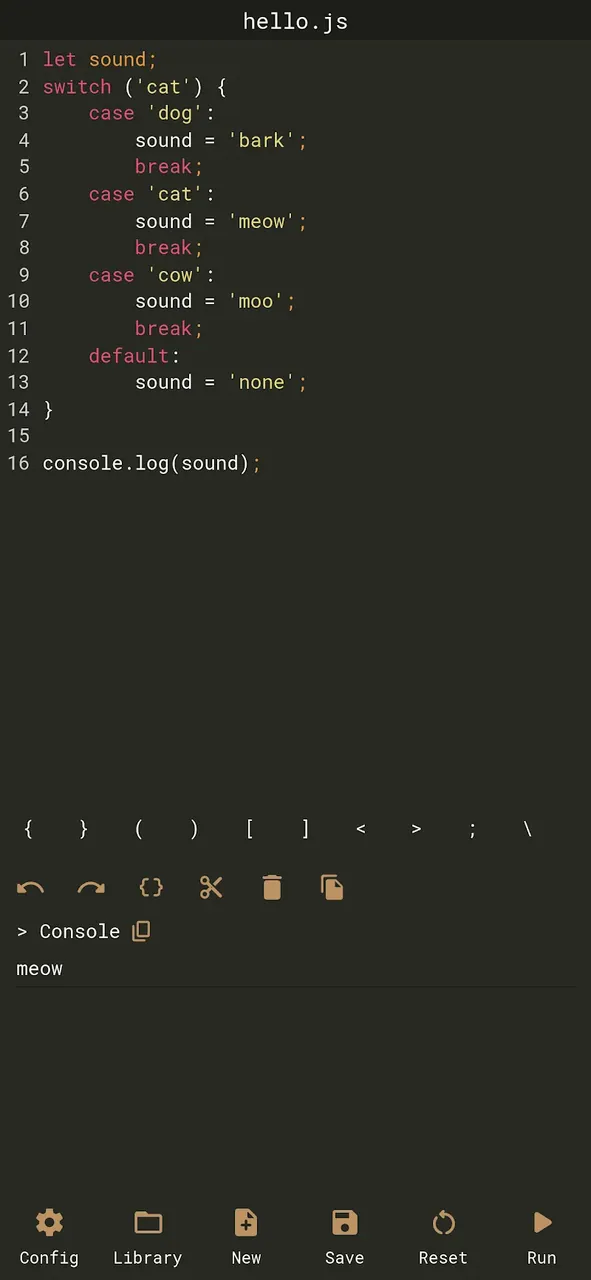 JavaScript Editor screenshot 3