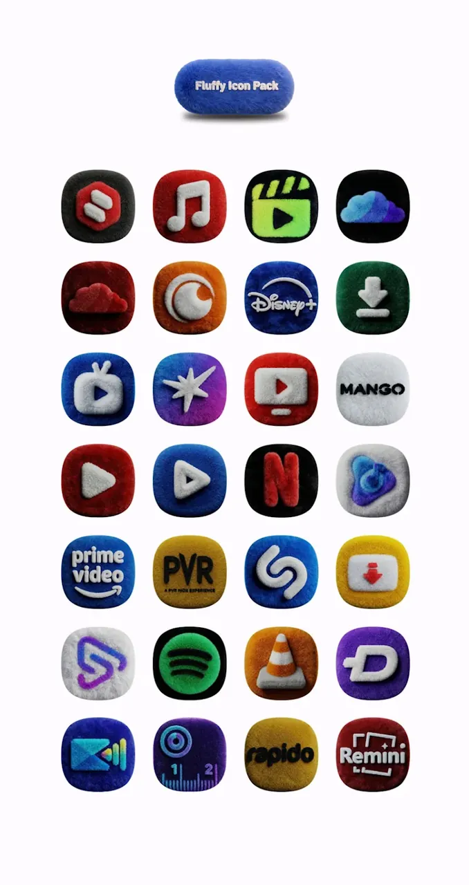 One UI Fluffy Icon Pack preview 3
