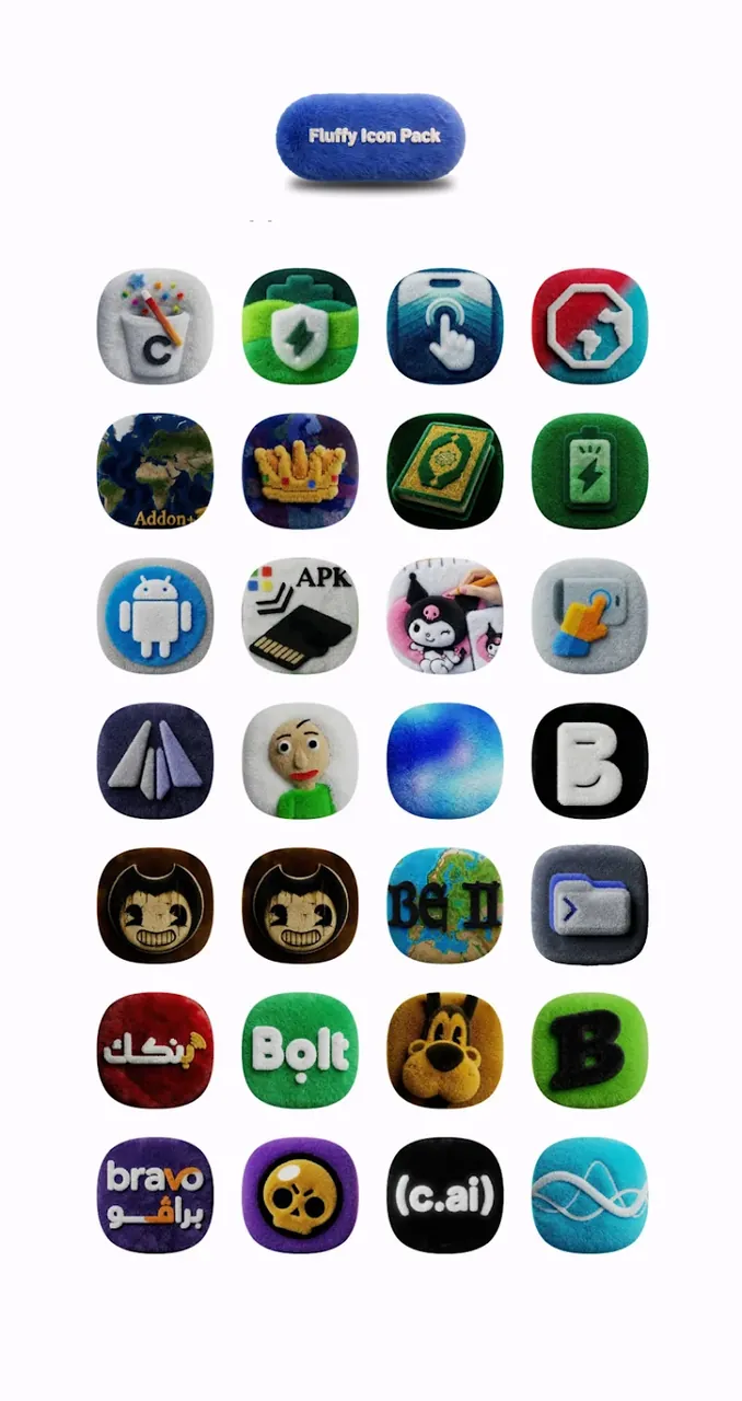 One UI Fluffy Icon Pack preview 6