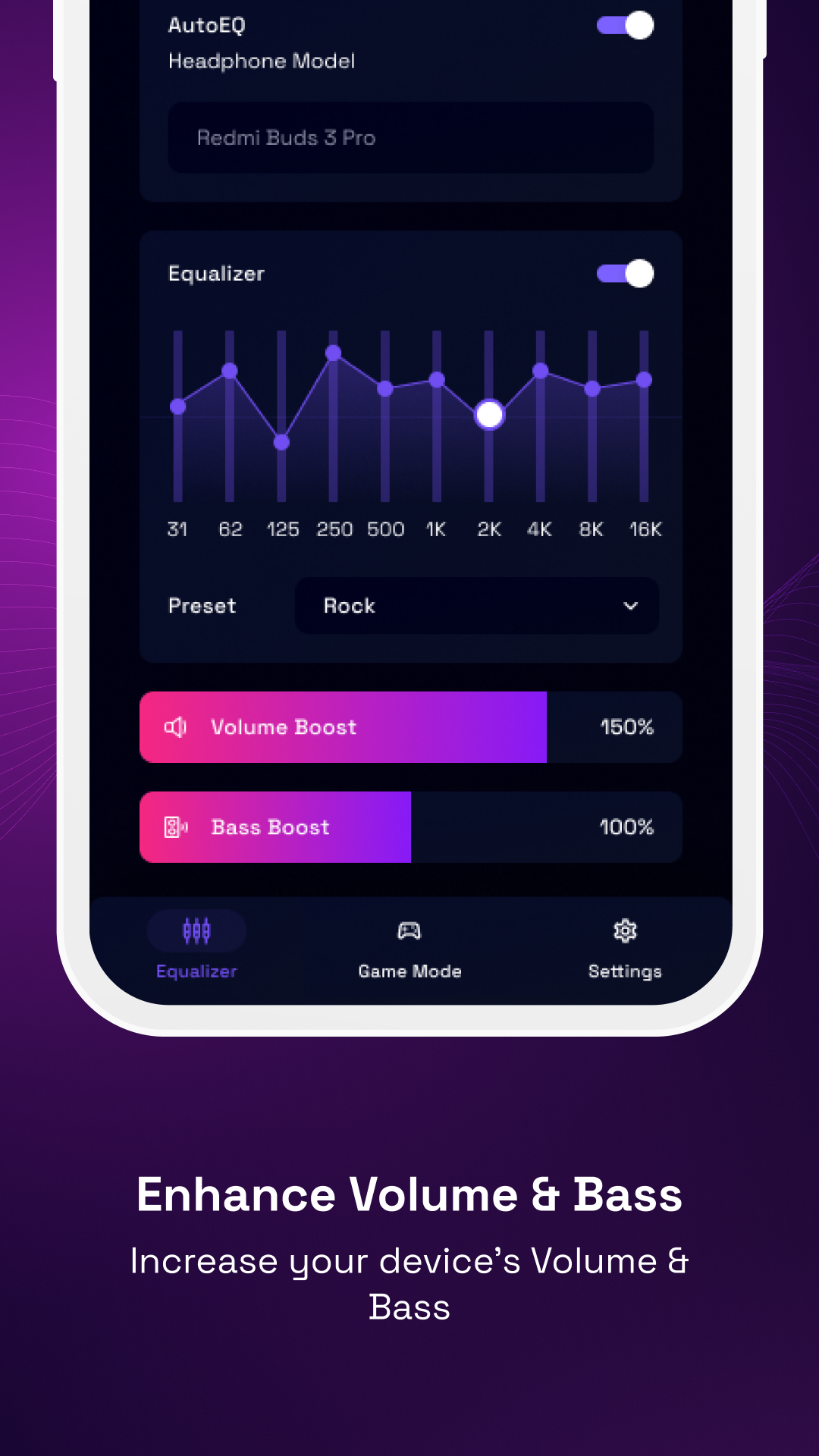 Volume Booster - Equalizer Pro screenshot 5