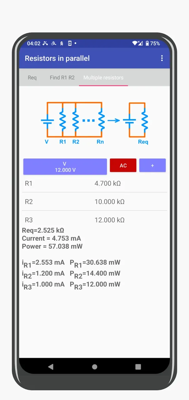 Electronics Toolbox screenshot 3