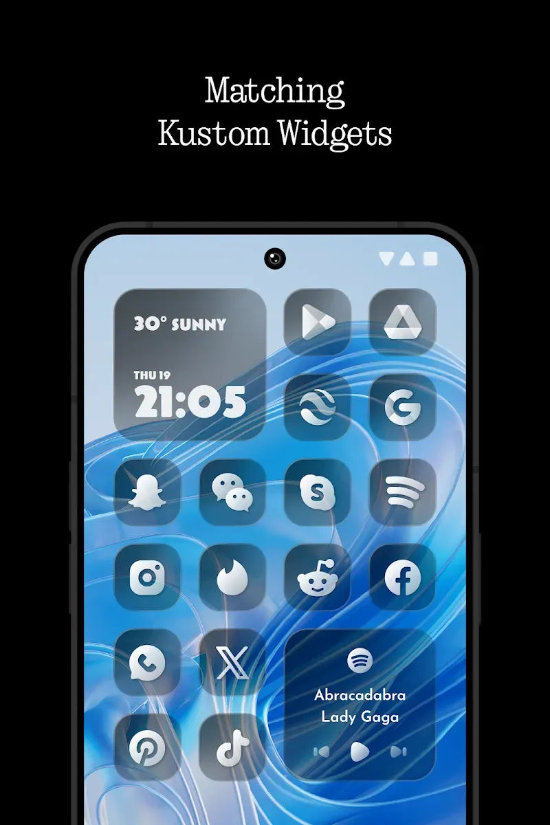 Glass Dark Icon Pack screenshot 4