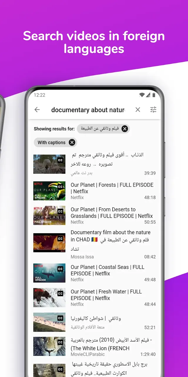 Translate subtitles for videos (Lingvotube) screenshot 4