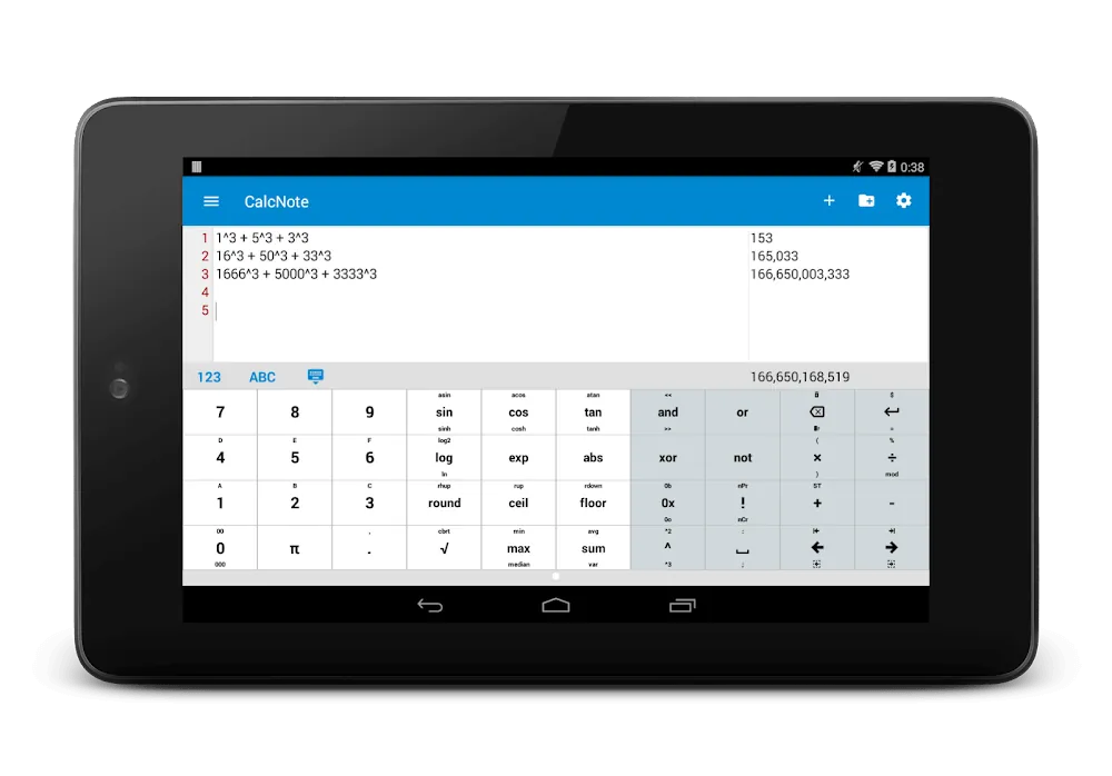 CalcNote Pro screenshot 4