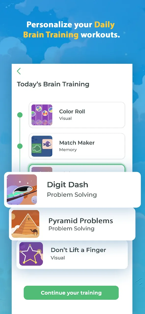 Brainwell - Brain Training screenshot 6