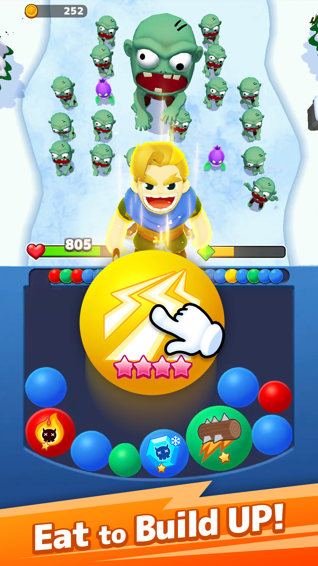 Mega Bounce Hero: Puzzle & Shoot screenshot 1
