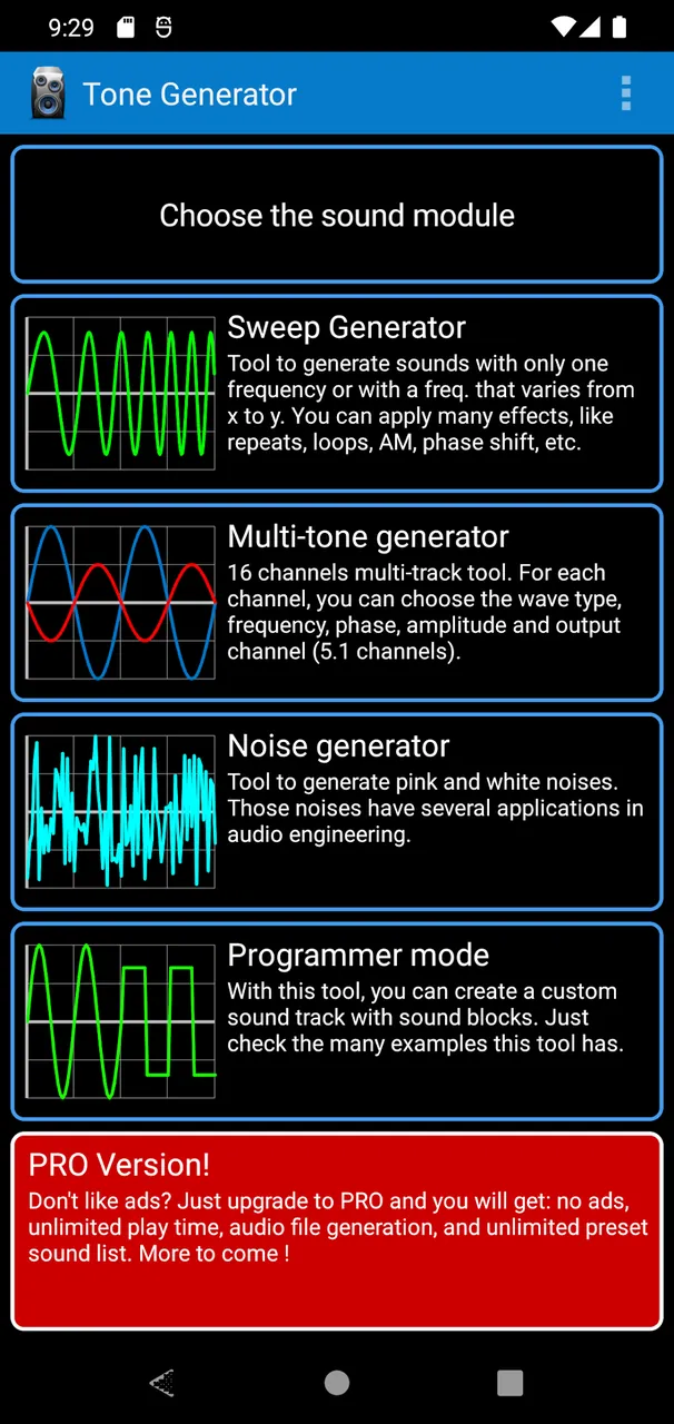 Tone Generator PRO screenshot 2