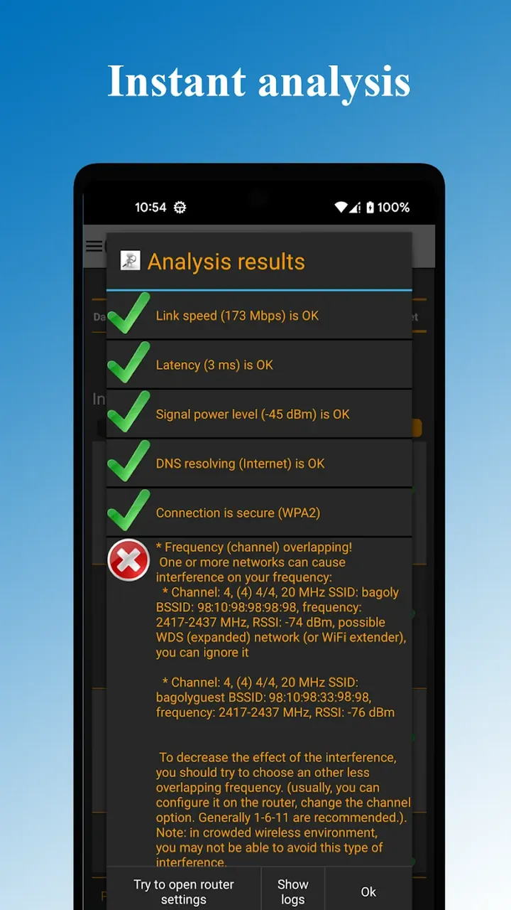 WiFi Analyzer Pro screenshot 6