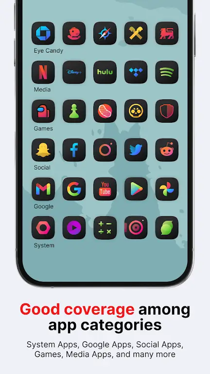 Athena Dark Icon Pack screenshot 2