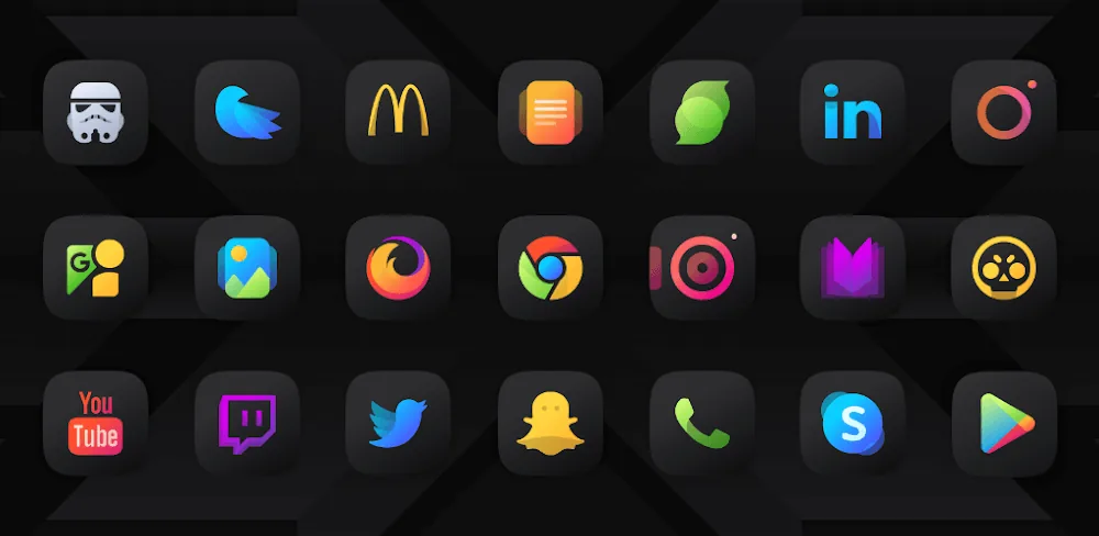 Athena Dark Icon Pack screenshot 1