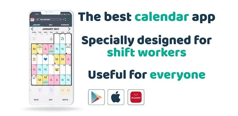Shift Work Schedule Calendar screenshot 1