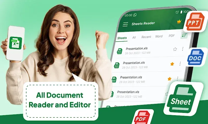 Sheets Reader screenshot 2