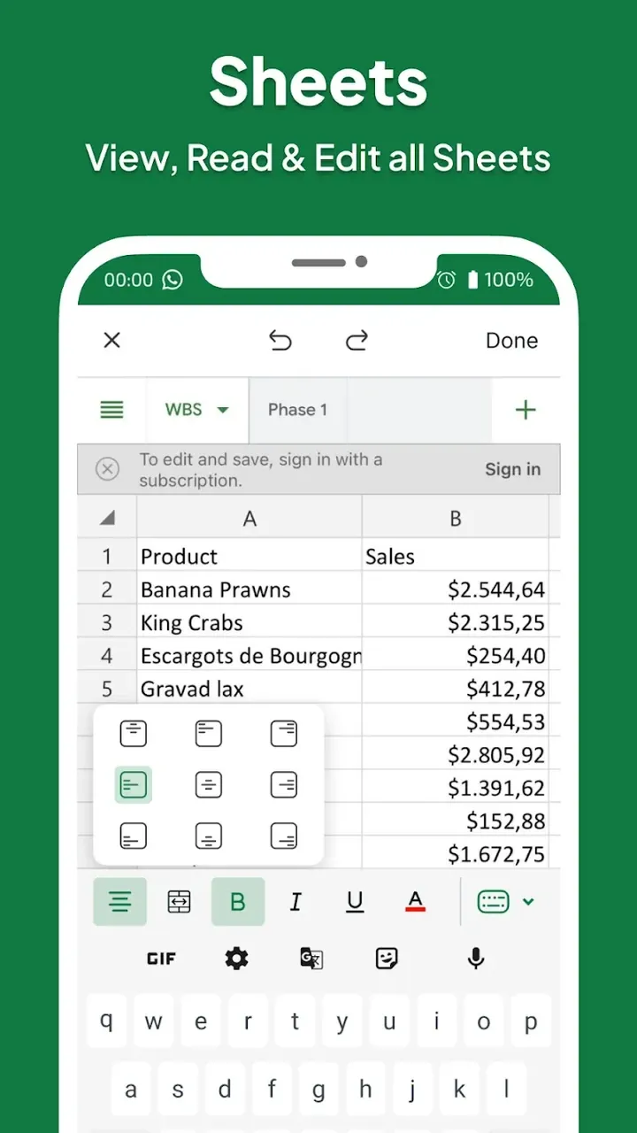 Sheets Reader screenshot 3