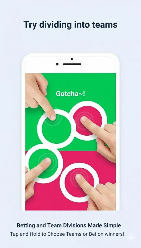 Gotcha team builder and group management