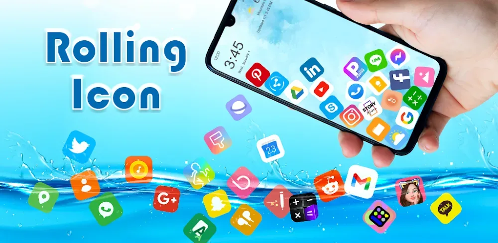 Rolling Icon screenshot 1