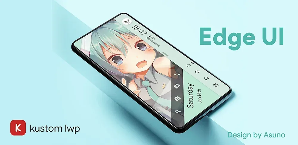 EdgeUI For KLWP screenshot 1