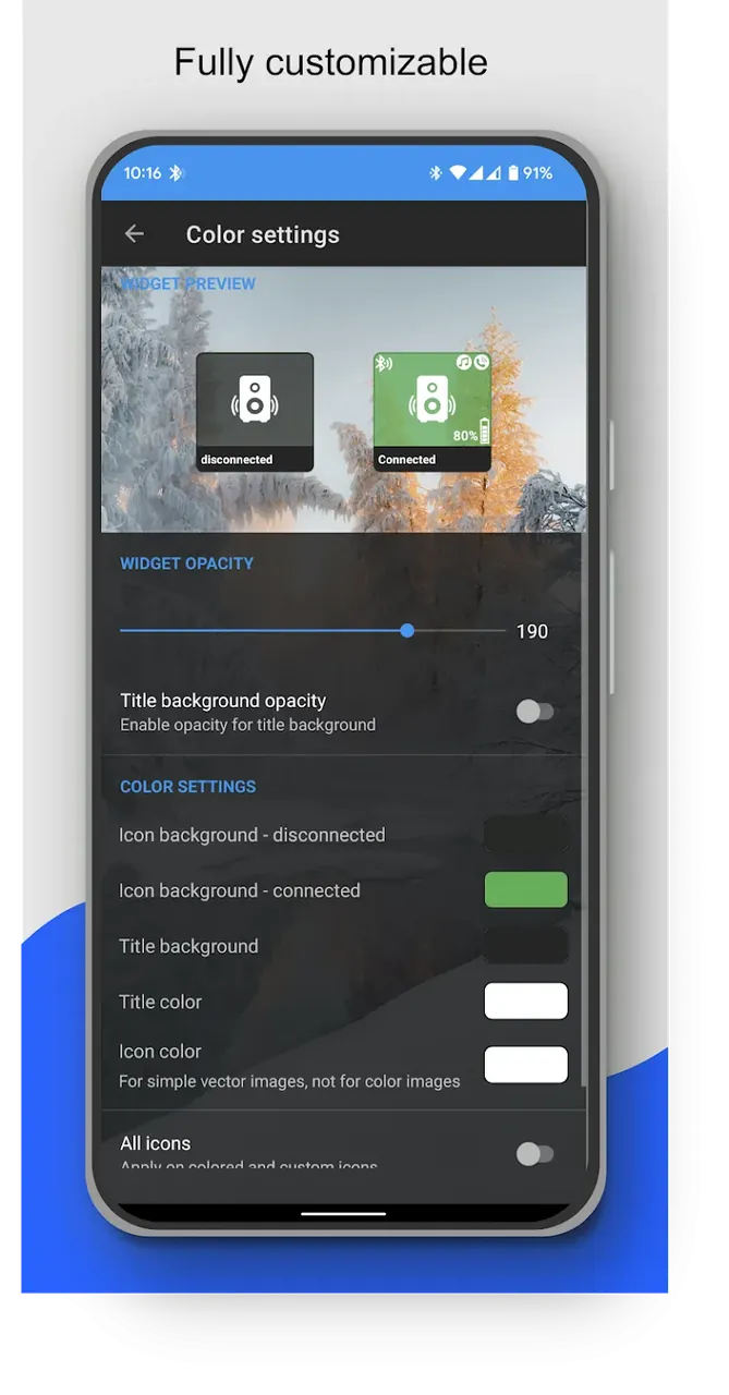 Bluetooth Audio Connect Widget screenshot 4