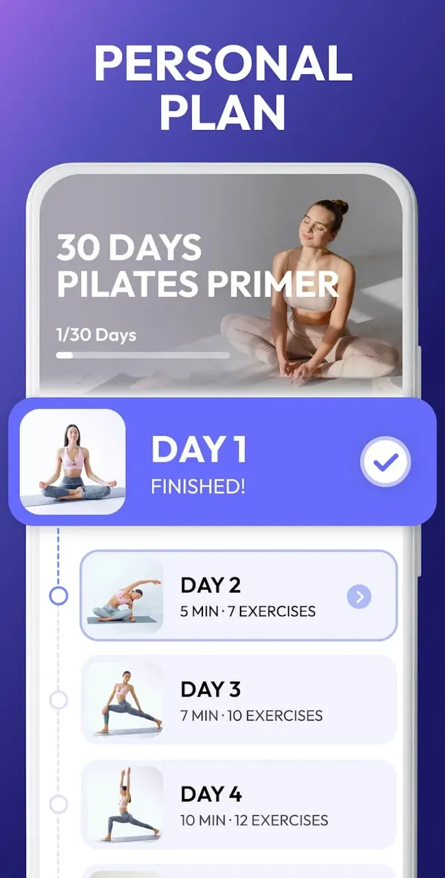 Pilates Workout at Home screenshot 3
