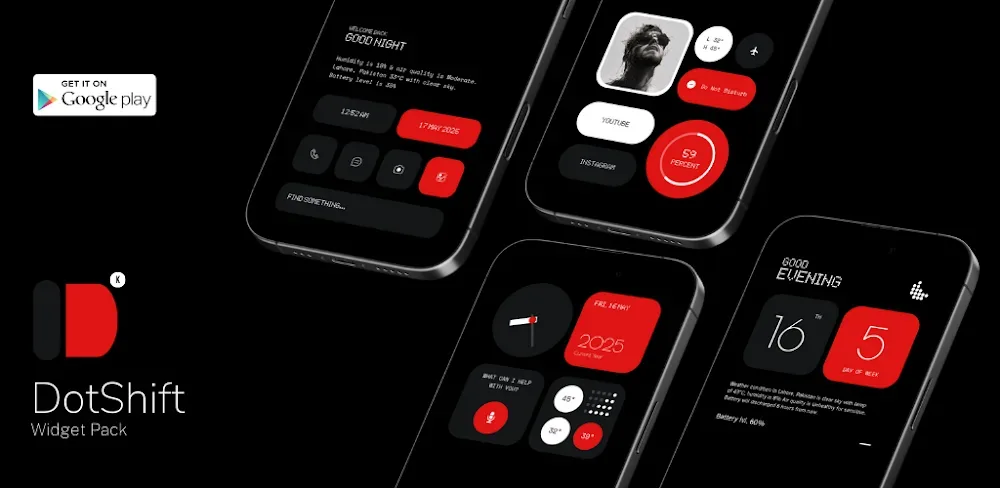 DotShift Widgets for KWGT screenshot 1